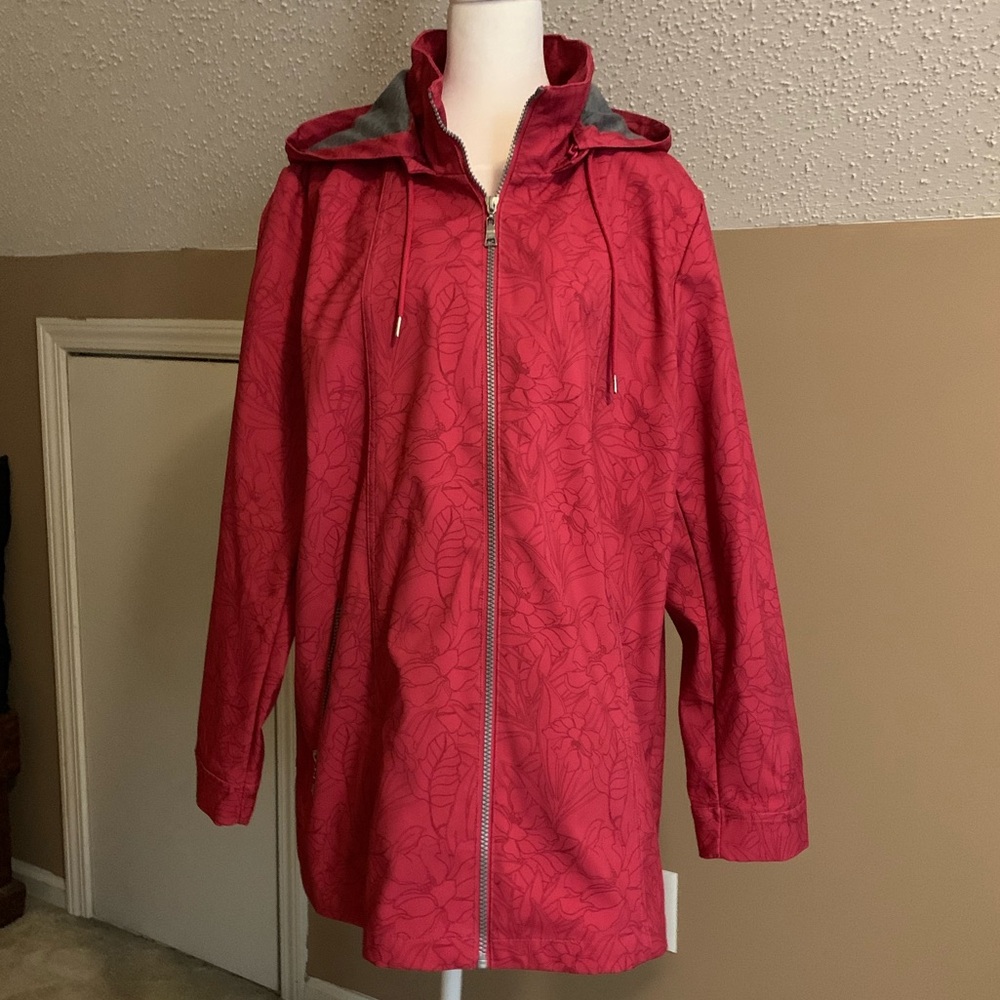 Nuage Printed Jacket with Removable Hood